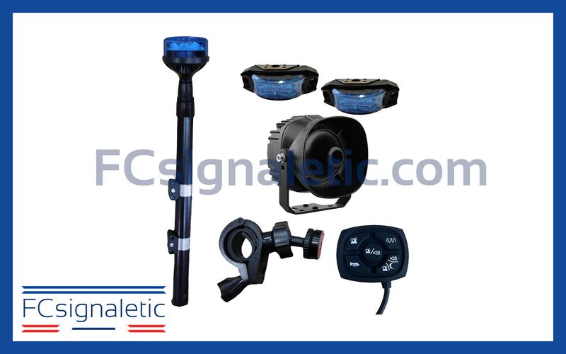 Kit Pack Moto Police / Police Municipale 911 SIGNAL