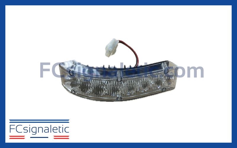 Feu orange angle LEDS 2 fils pour rampe Vega S 12/24V STANDBY MERCURA 29535-00