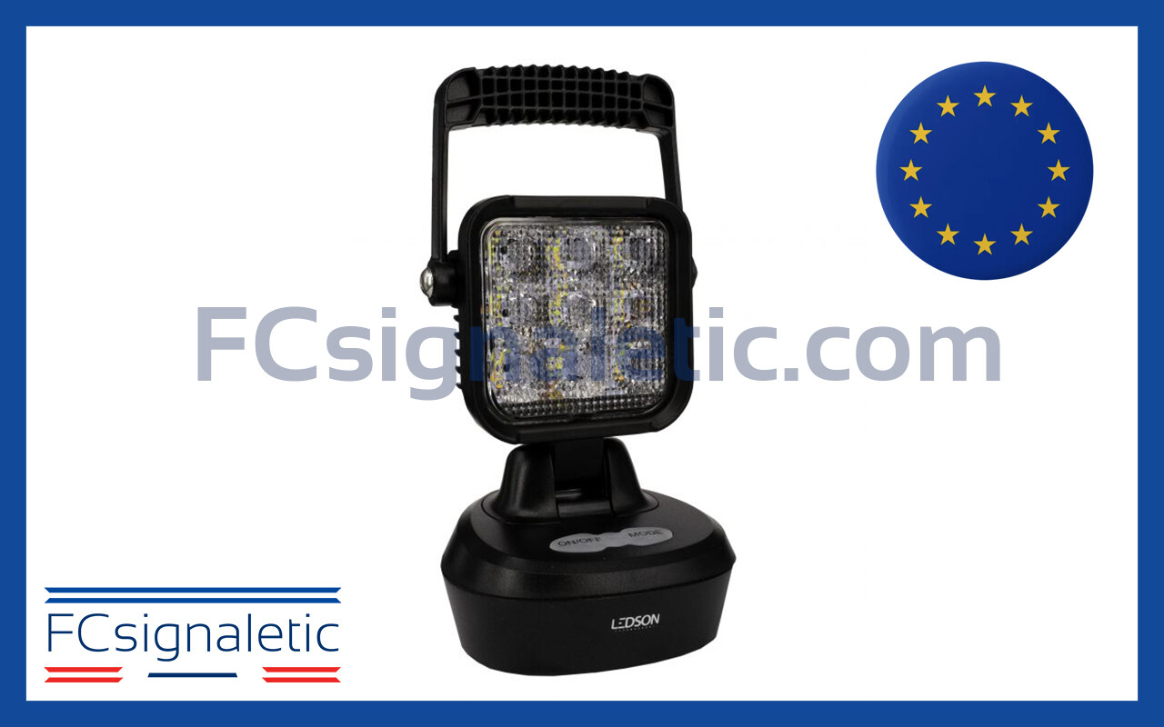 Projecteur autonome magnétique avec mode d'avertissement LEDSON 3348291