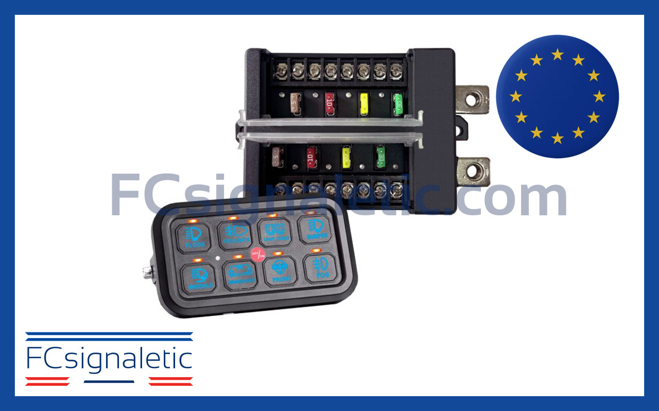 Kit COMMANDER 8 sorties (pilotable via application smartphone) LEDSON 7800320