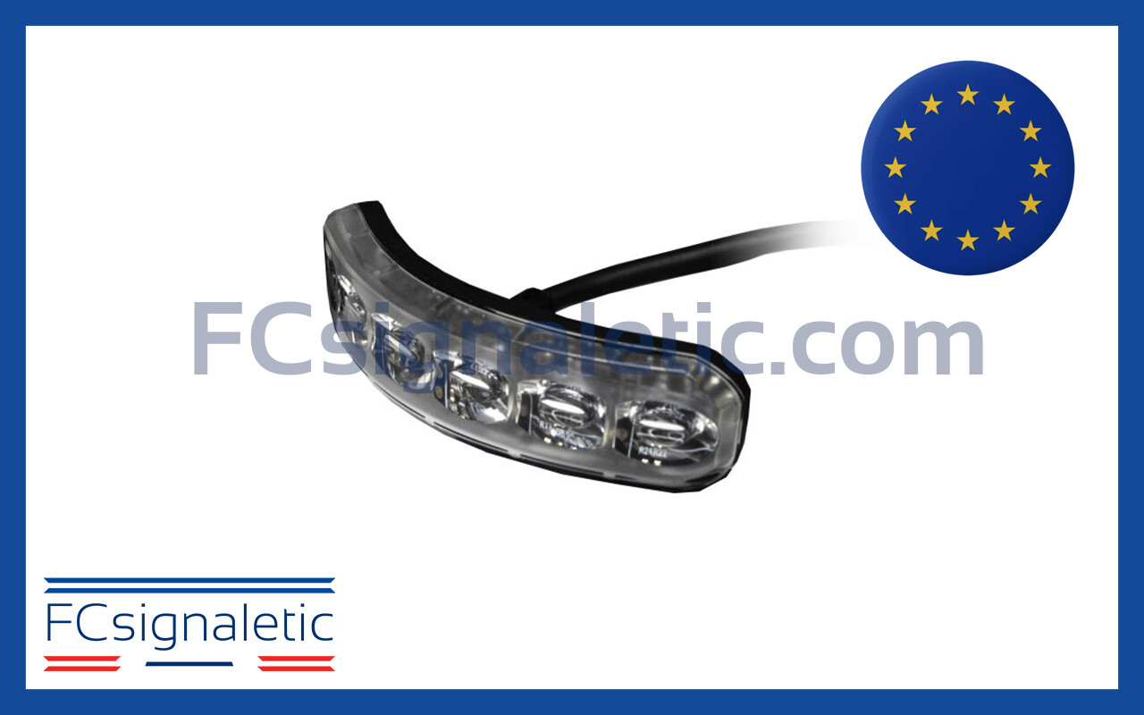 Feu de pénétration 6 LED orange flexible Nexus LEDSON 5143163