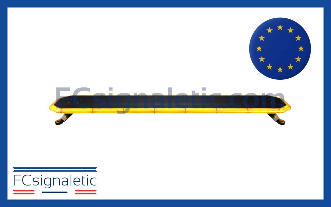 Rampe Optoguard Protector orange 1235mm avec support universels LEDSON 51423124