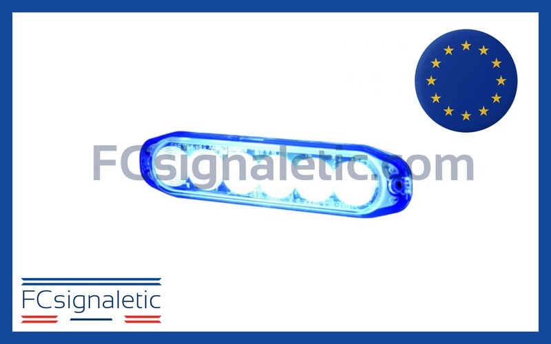 Feu  de pénétration 6 LED bleu ultra fin LEDSON 500664