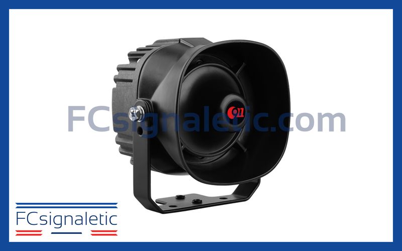 Combiné haut-parleur et sirène multi tonalités Blazers 12/24V 911 SIGNAL 091406