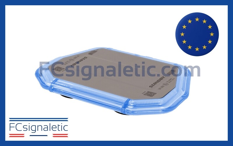 Mini rampe ORTUS LB200 bleu magnétique prise allume cigare 300mm STANDBY MERCURA 506-584-03-1-001