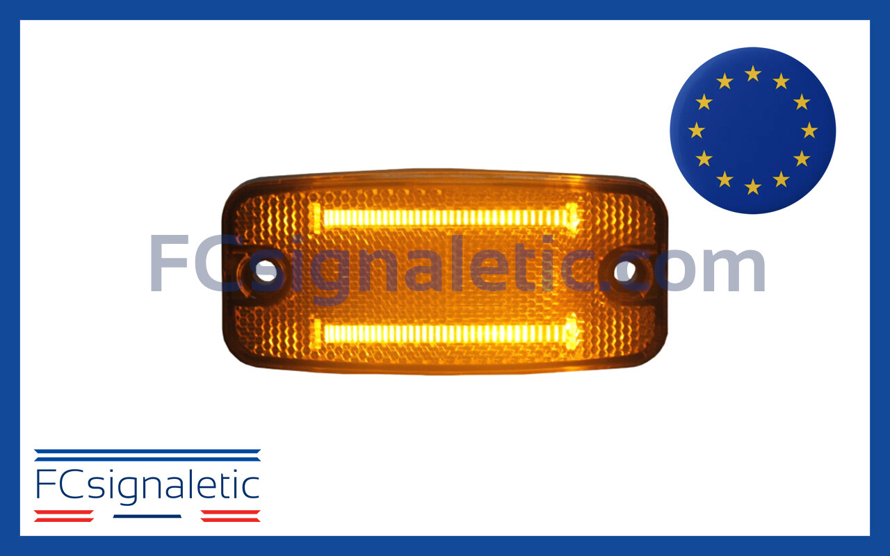 Feu de gabarit position Optoline D orange LEDSON 360523