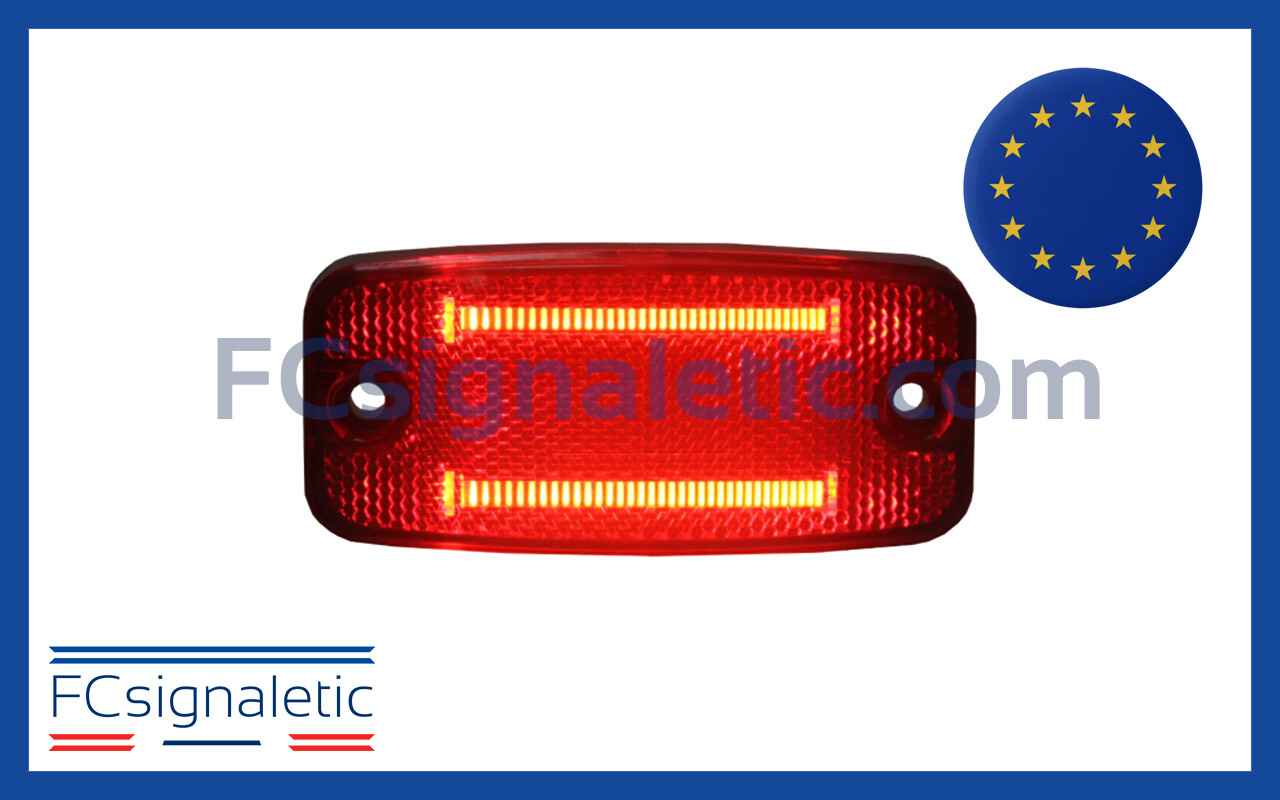 Feu de gabarit position Optoline D rouge LEDSON 360522