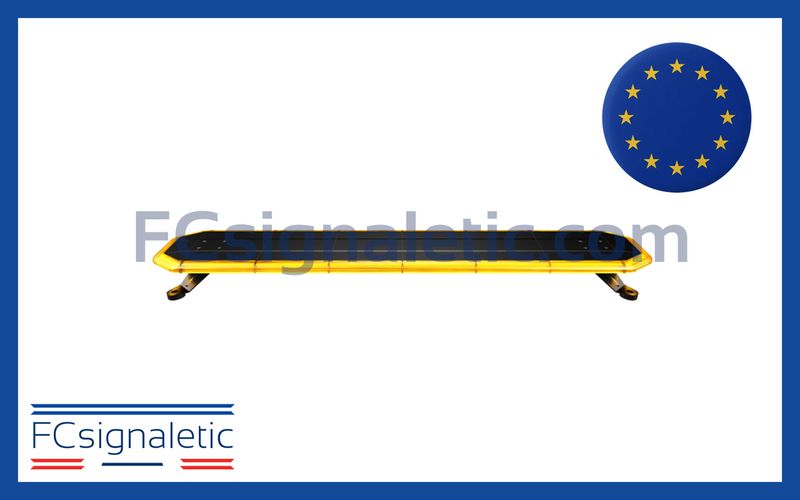 Rampe Optoguard Protector orange 1082mm avec support universels LEDSON 51423108