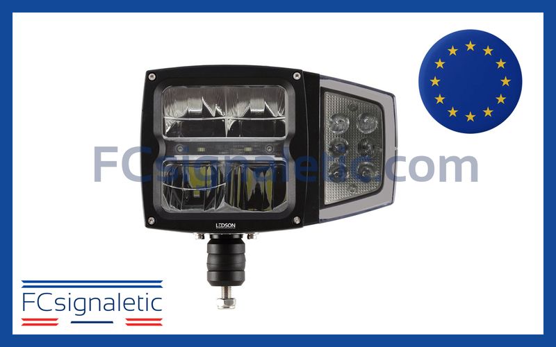 Feu de travail LED avec feu de position et lentille chauffante LEDSON 33490415