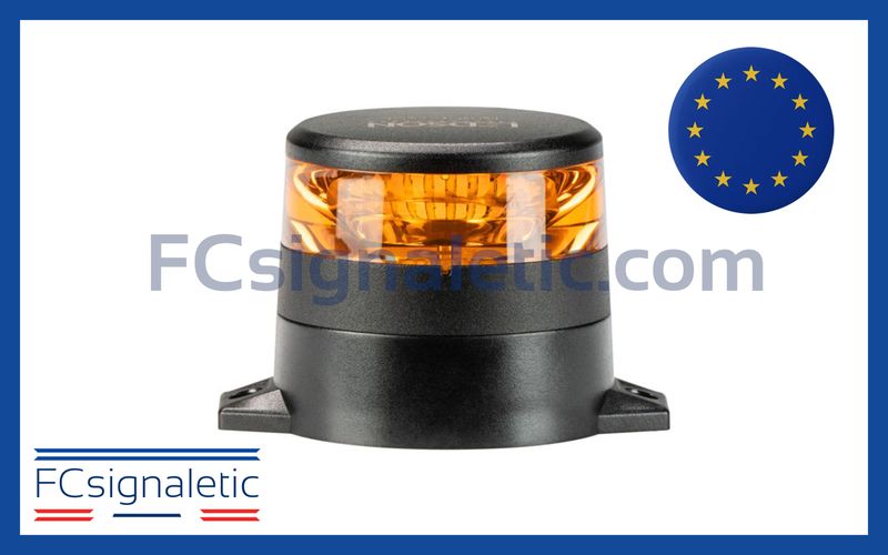 Mini Gyrophare à LED orange OptoGuard Pod classe 1 LEDSON 51517533