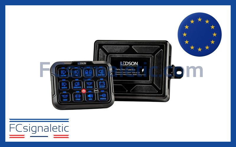 Kit COMMANDER 12 sorties (pilotable via application smartphone) LEDSON 7800325