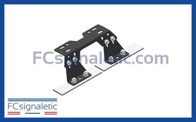 Fixations universelles adaptatives réhaussées à coller rampe STANDBY MERCURA 35991-01 Fixations universelles adaptatives réhaussées à coller rampe STANDBY MERCURA 35991-01