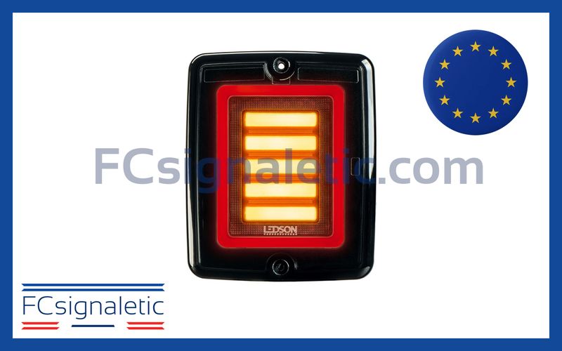 Feu arrière Breeze X1 (verre transparent) LEDSON 360801