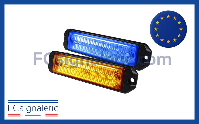 Feu de pénétration 12 LED Astro6+ bicolore orange bleu LEDSON 51005743