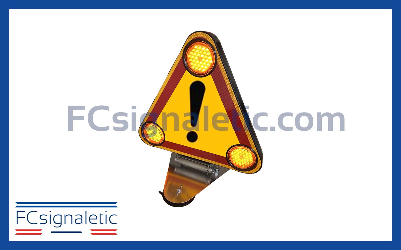 Triangle Triflash Danger AK14 autonome magnétique 500 mm 2 faces classe 2 LEDWORK LWK0560-AK14 Triangle Triflash Danger AK14 autonome magnétique 500 mm 2 faces classe 2 LEDWORK LWK0560-AK14