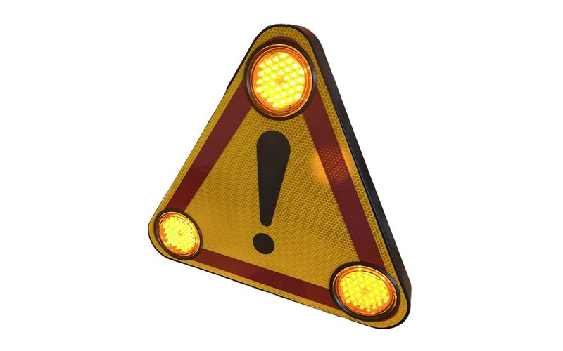 Triangle Triflash Danger AK14 autonome magnétique 500 mm 1 face classe 2 LEDWORK LWK0540-AK14 Triangle Triflash Danger AK14 autonome magnétique 500 mm 1 face classe 2 LEDWORK LWK0540-AK14