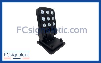 Projecteur de recherche à LED fixation magnétique prise allume cigare Projecteur de recherche à LED fixation magnétique prise allume cigare