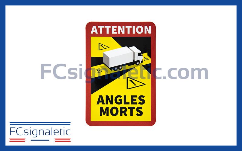 Adhésif angles morts pour poids lourds