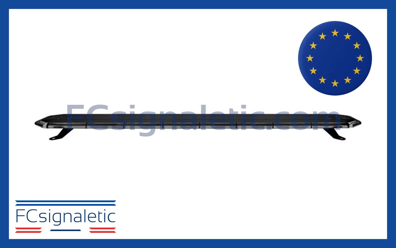 Rampe Optoguard Protector orange 1388mm avec support universels LEDSON 51423139