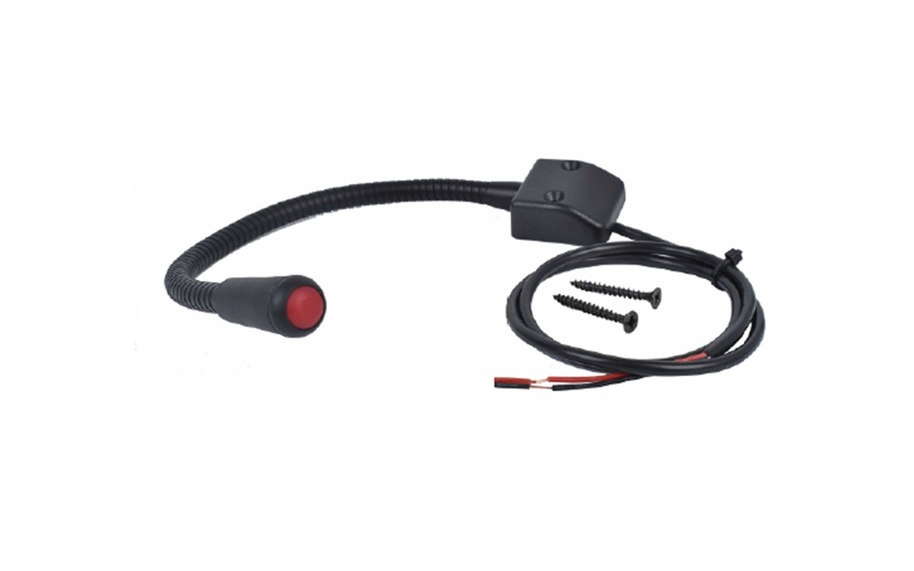 Bouton interrupteur flexible rouge 2 positions ON-OFF BOUTONFLEX315MM2POS