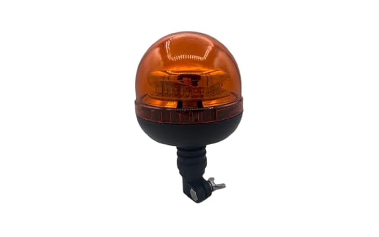 Gyrophare boule à LED orange hampe double flash LEDWORK LWK0360 Gyrophare boule à LED orange hampe double flash LEDWORK LWK0360