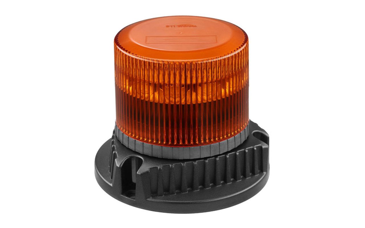 Gyrophare à LED orange embase ISO classe 2 MU PRO 911 SIGNAL 082101A