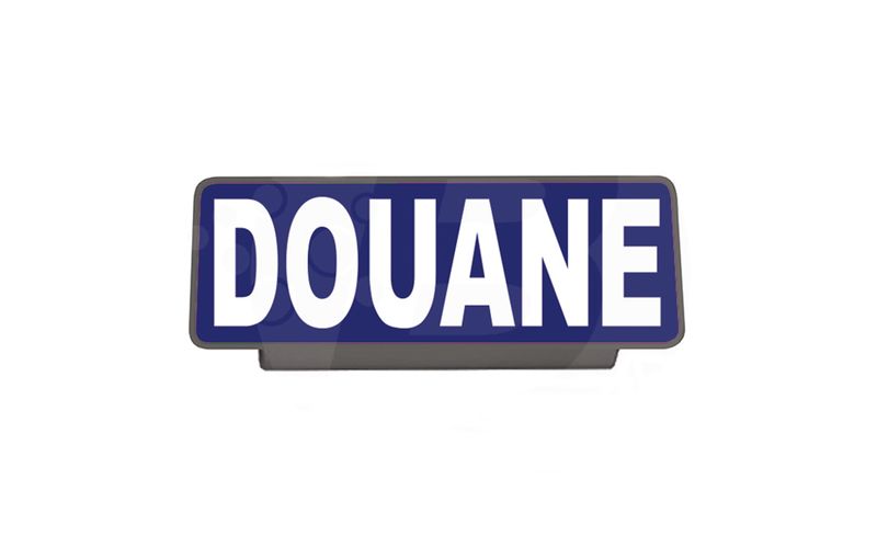 Clip pare-soleil rétroréfléchissant DOUANE Clip pare-soleil rétroréfléchissant DOUANE