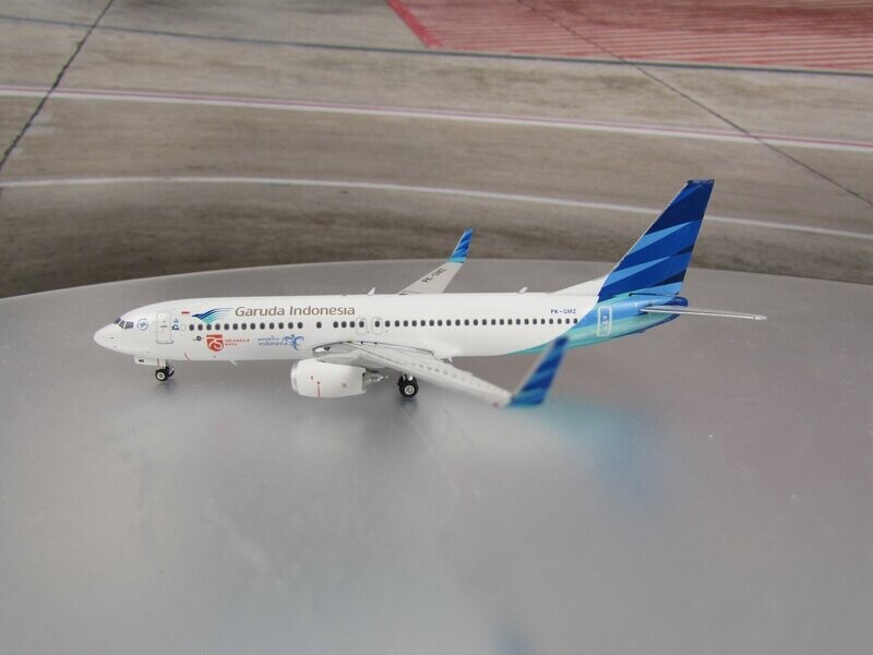 1/400 scale Garuda Indonesia 737-800(W) 75 Indonesia Livery Reg No. PK-GMZ