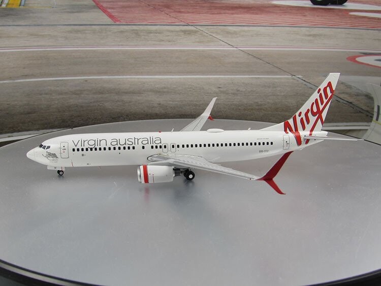 1/400 scale Virgin Australia 737-800 with Scimitars Reg VH-YIV NG58051