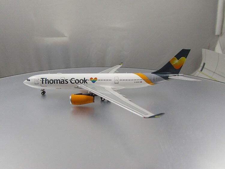 1/400 scale Thomas Cook Airlines A330-200 Sun Heart Livery Reg No. GMDBD