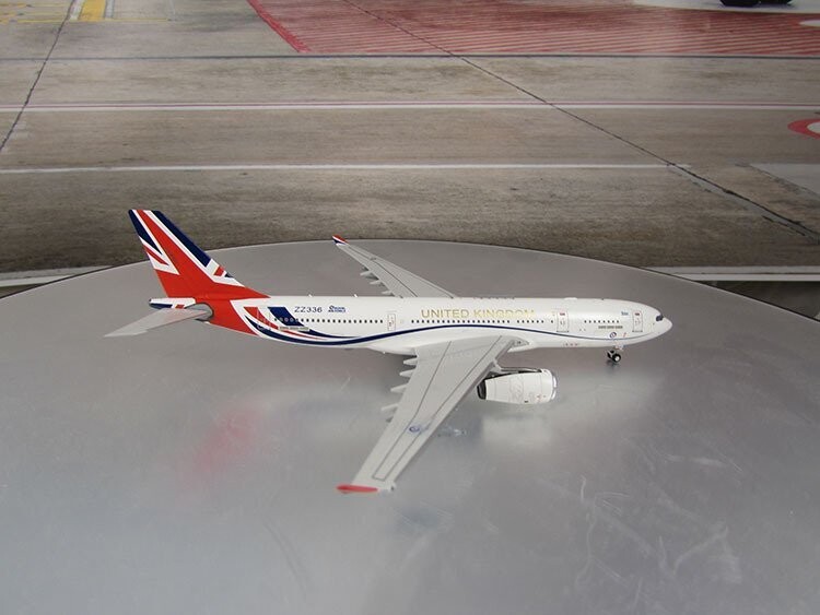 1/400 scale Royal Air Force A330-243MRTT Boris One Livery Reg No. ZZ336