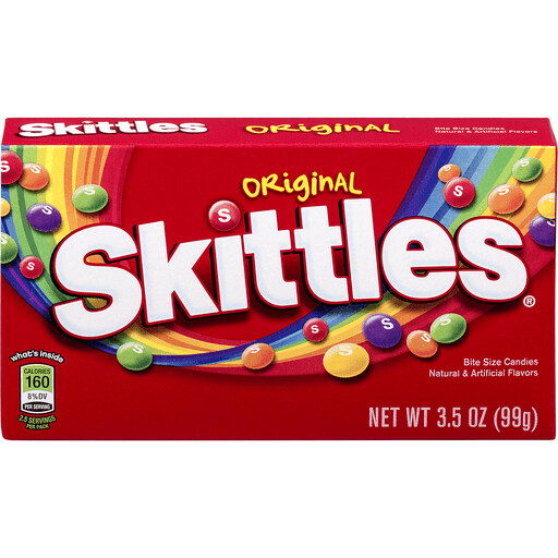 Skittles Original Gummy Candy Theater Box