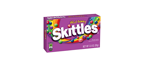 Skittles Wild Berry Gummy Candy Theater Box