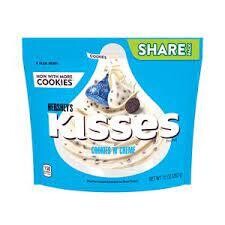 Hershey's, Kisses Cookies 'N' Creme Candy, Individually Wrapped