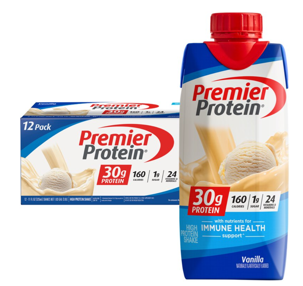 Premier Protein Shake, Vanilla, 12 Ct (Packaging May Vary)