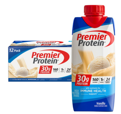 Premier Protein Shake, Vanilla, 12 Ct (Packaging May Vary)