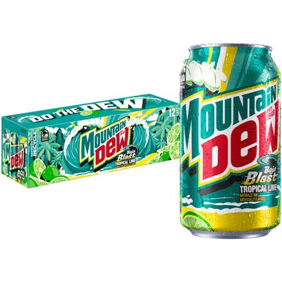 Mountain Dew Baja Blast Tropical Lime - 12 Ct