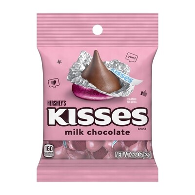Pink Hershey's Kisses Milk Chocolate (sm)