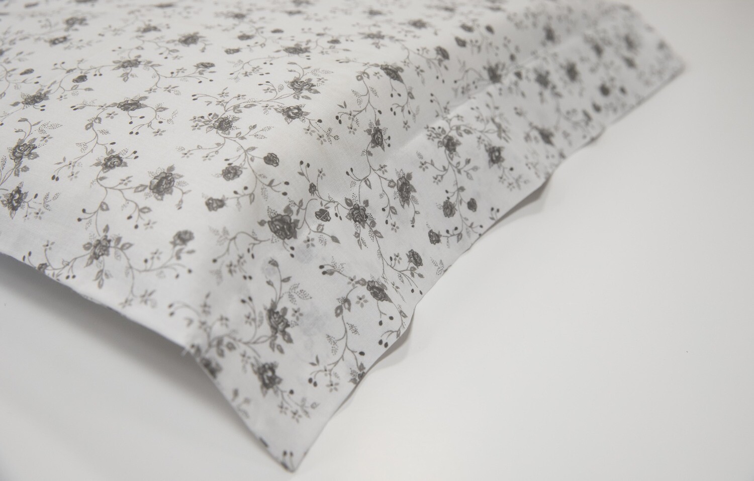 FEDERA 2 VOLANTS FIORI GRIGIO 50x80