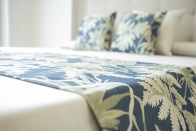 BED RUNNER JUNGLE BLU