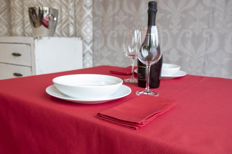 TOVAGLIOLO ROSSO NATALE ORLO SEMPLICE