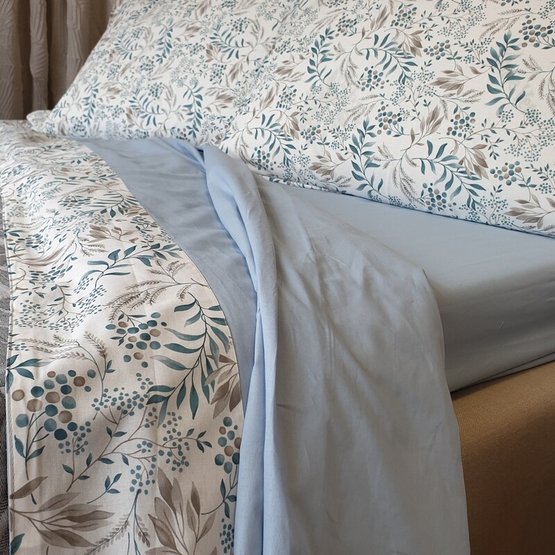 COMPLETO LETTO MATRIMONIALE COTONE RAMETTI