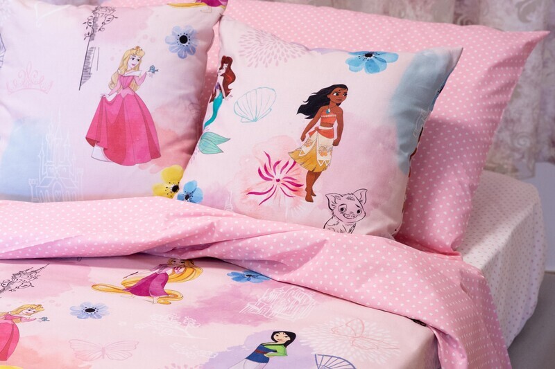 SET LENZUOLA CUORI LETTO SINGOLO