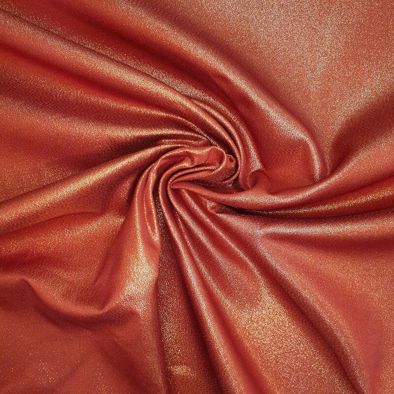 TESSUTO LUREX ROSSO H 280