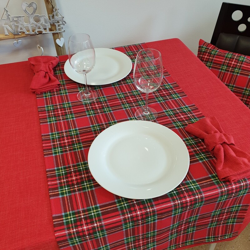 RUNNER CHRISTMAS TARTAN