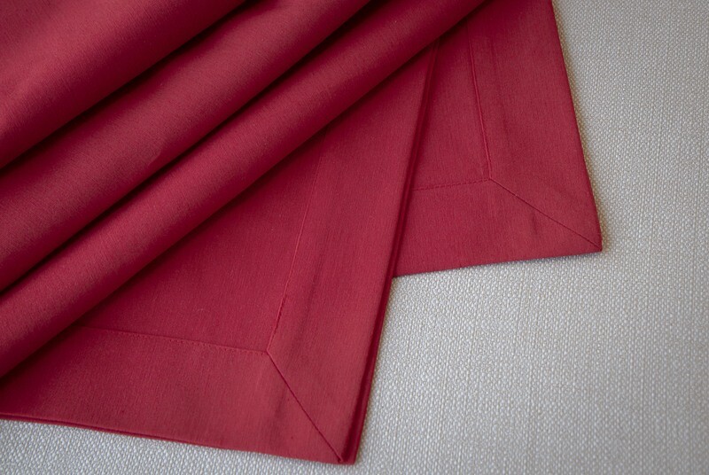 TOVAGLIA ROSSO NATALE COTONE BORDO ALTO