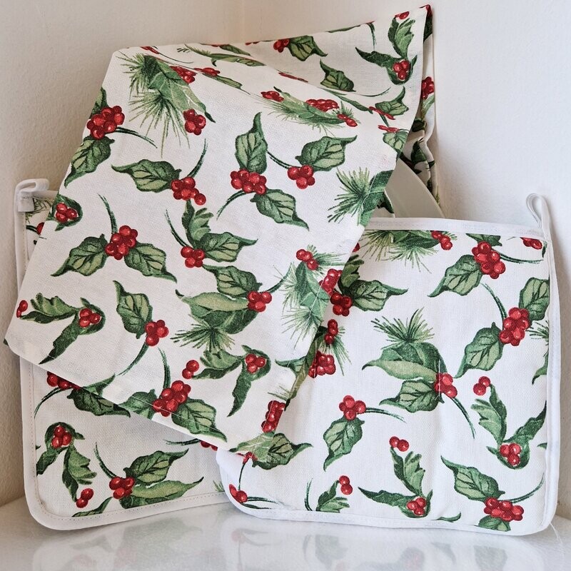 SET AGRIFOGLI BIANCO CANOVACCIO+2 PRESINE