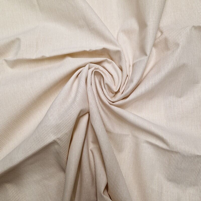 COLORE BEIGE RIGHE SACCO PERCALLINO