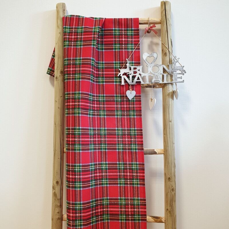 TOVAGLIA ROTONDA CHRISTMAS TARTAN