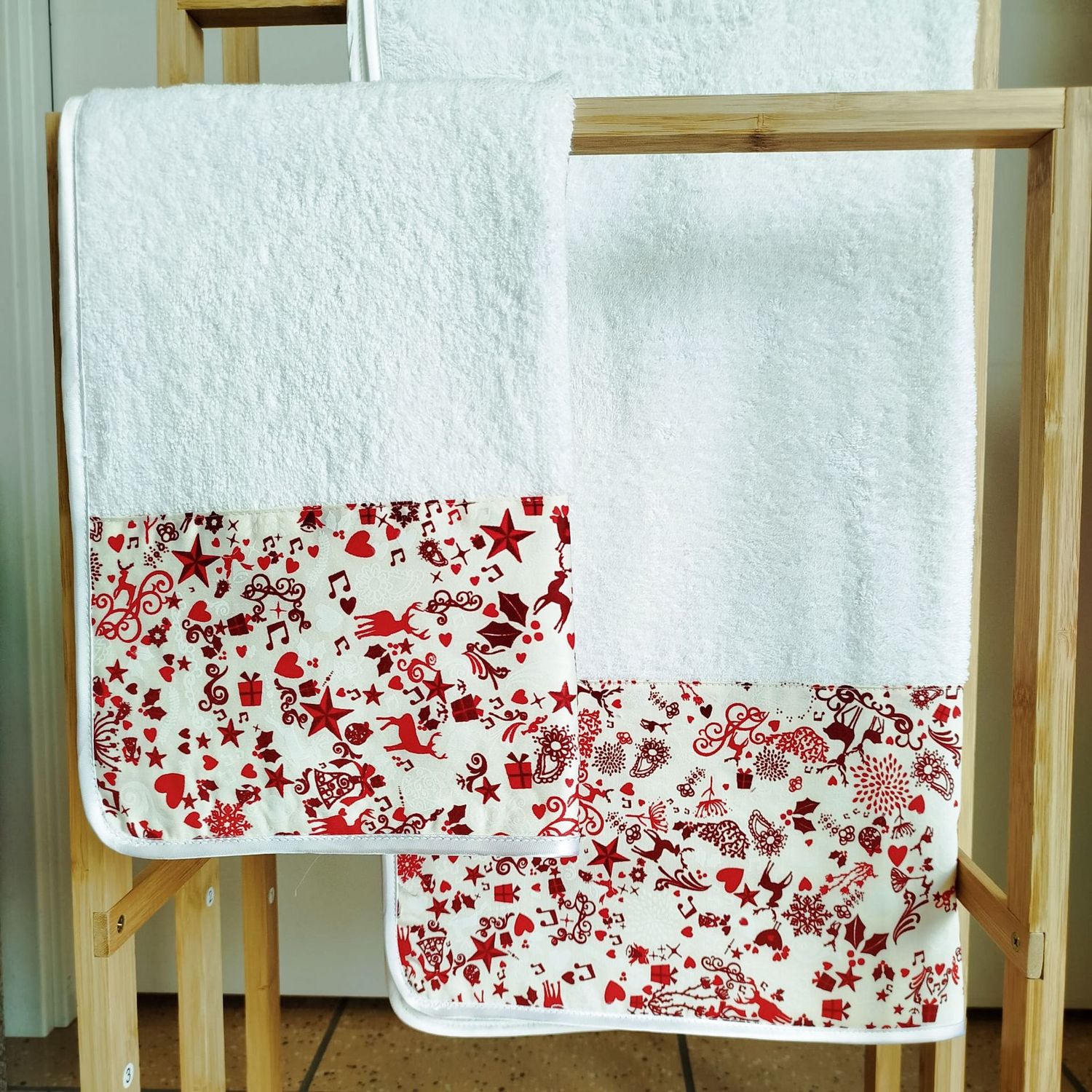 COPPIA VISO + OSPITE DECORAZIONI NATALIZIE
